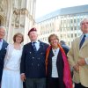 François de Radiguès (Dragon Rouge), Isabelle Peneff (rescapée Stan), Compagnon Joël De Decker (Dragons Rouge&amp;Noir), Brigitte Peneff (rescapée Stan) et Luc Vandenbemden (Dragons Rouge&amp;Noir)
